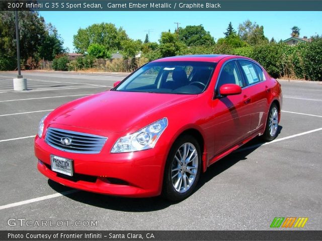 2007 Infiniti G 35 S Sport Sedan in Garnet Ember Metallic