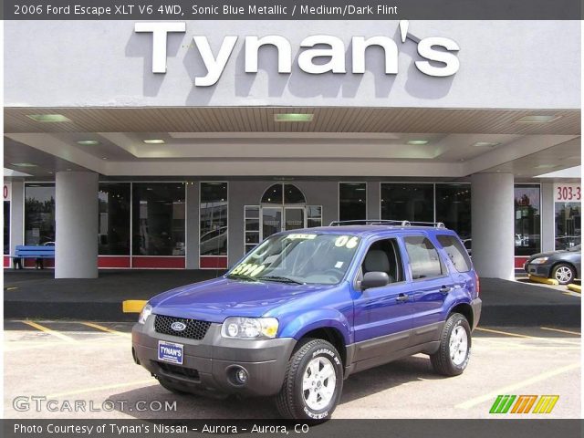 2006 Ford Escape XLT V6 4WD in Sonic Blue Metallic