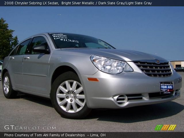 2008 Chrysler Sebring LX Sedan in Bright Silver Metallic