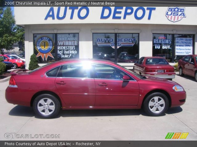 2006 Chevrolet Impala LT in Sport Red Metallic