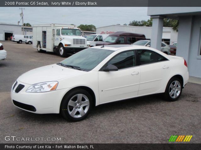 2008 Pontiac G6 Sedan in Ivory White