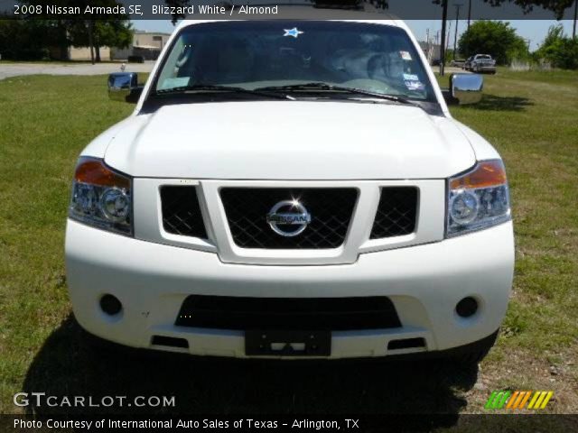 2008 Nissan Armada SE in Blizzard White
