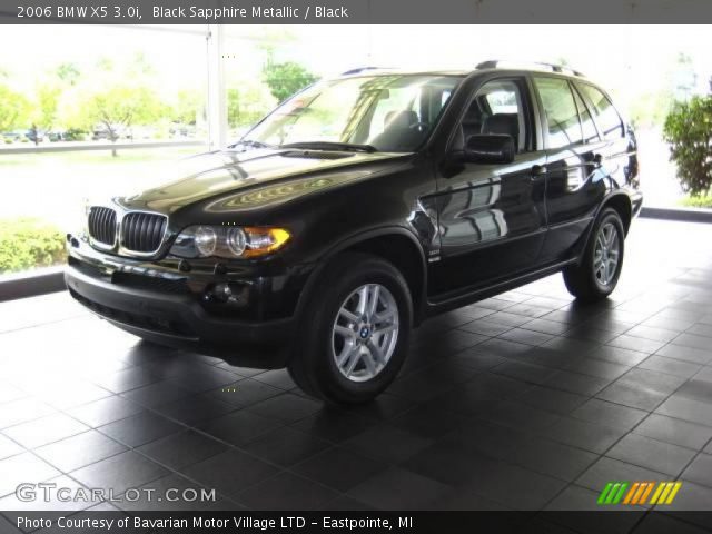 2006 BMW X5 3.0i in Black Sapphire Metallic