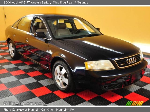 2000 Audi A6 2.7T quattro Sedan in Ming Blue Pearl