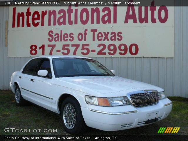 2001 Mercury Grand Marquis GS in Vibrant White Clearcoat