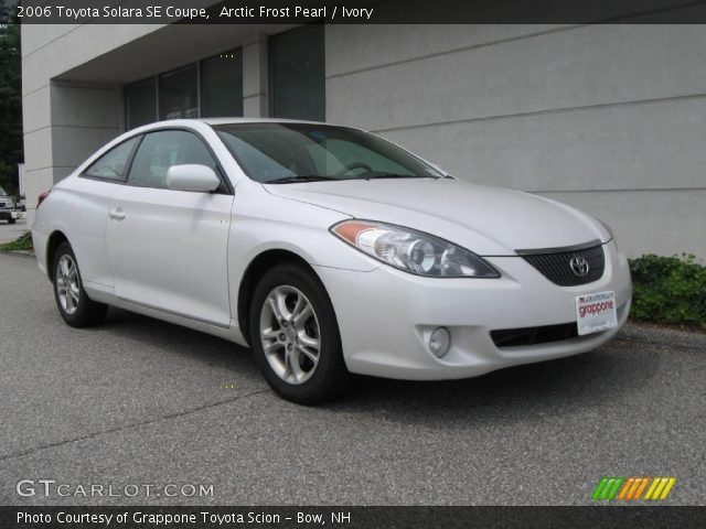 2006 Toyota Solara SE Coupe in Arctic Frost Pearl