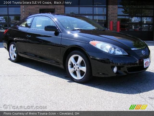 2006 Toyota Solara SLE V6 Coupe in Black