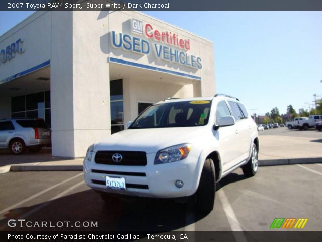 2007 Toyota RAV4 Sport in Super White