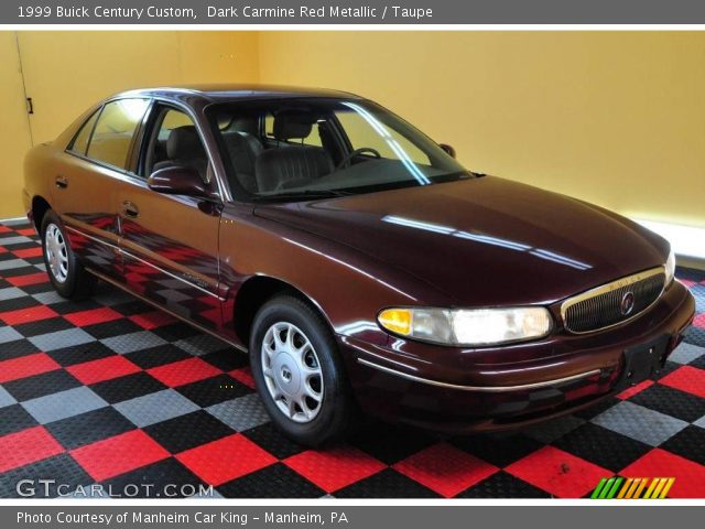1999 Buick Century Custom in Dark Carmine Red Metallic