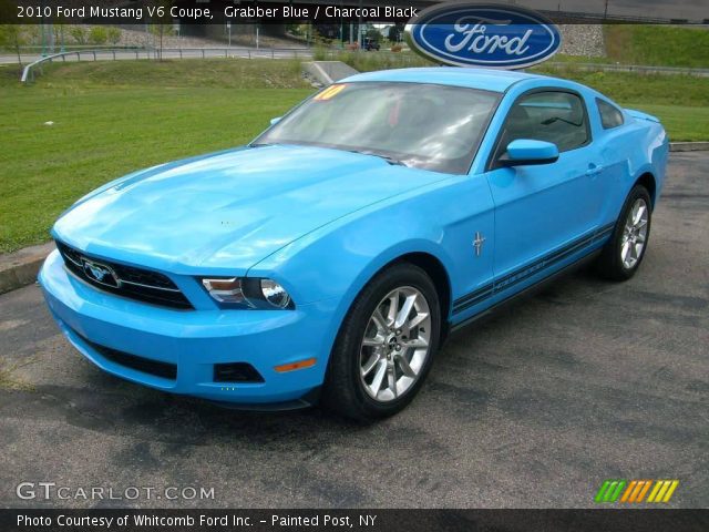 2010 Ford Mustang V6 Coupe in Grabber Blue