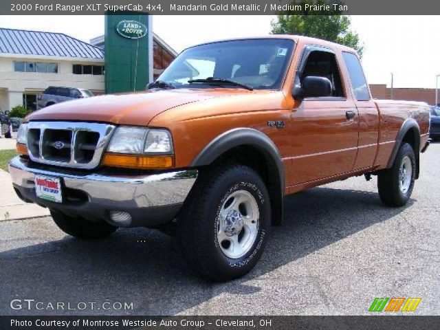 2000 Ford Ranger XLT SuperCab 4x4 in Mandarin Gold Metallic
