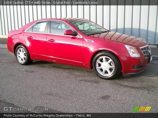 2009 Cadillac CTS 4 AWD Sedan in Crystal Red