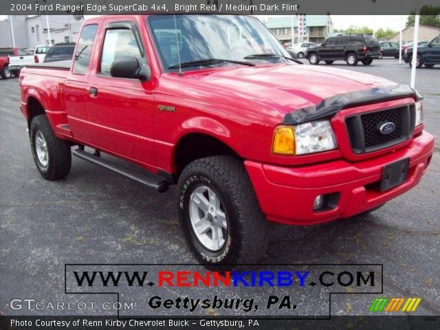 2004 Ford Ranger Edge SuperCab 4x4 in Bright Red