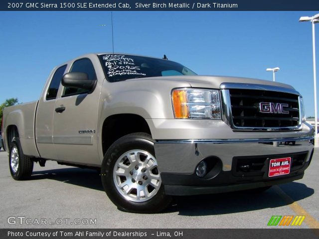 2007 GMC Sierra 1500 SLE Extended Cab in Silver Birch Metallic