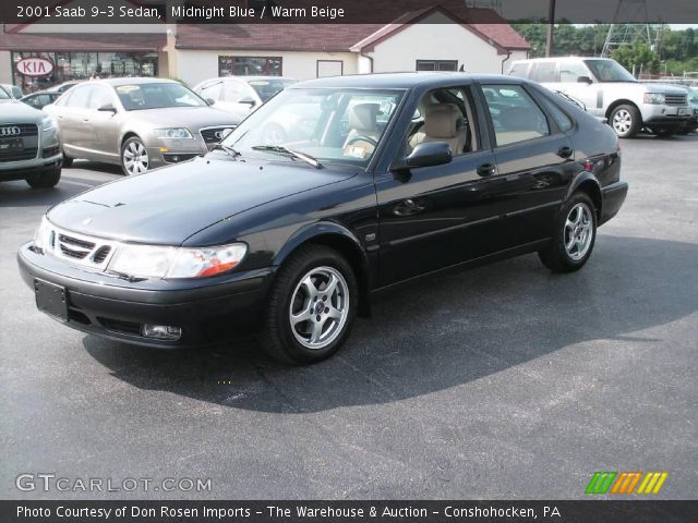 2001 Saab 9-3 Sedan in Midnight Blue