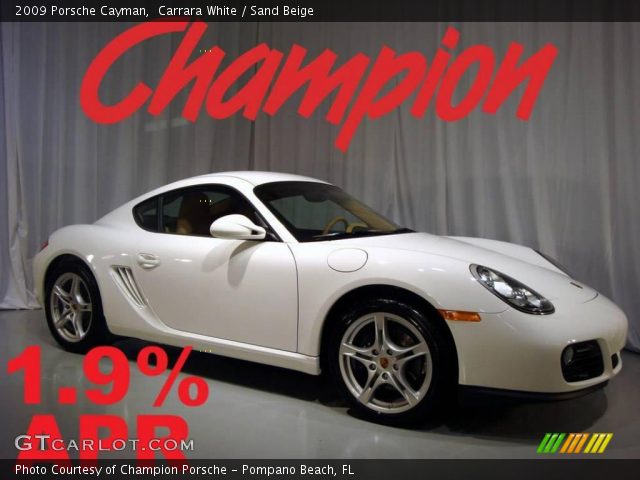 2009 Porsche Cayman  in Carrara White