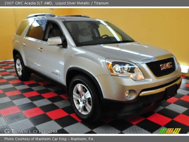 2007 GMC Acadia SLT AWD in Liquid Silver Metallic