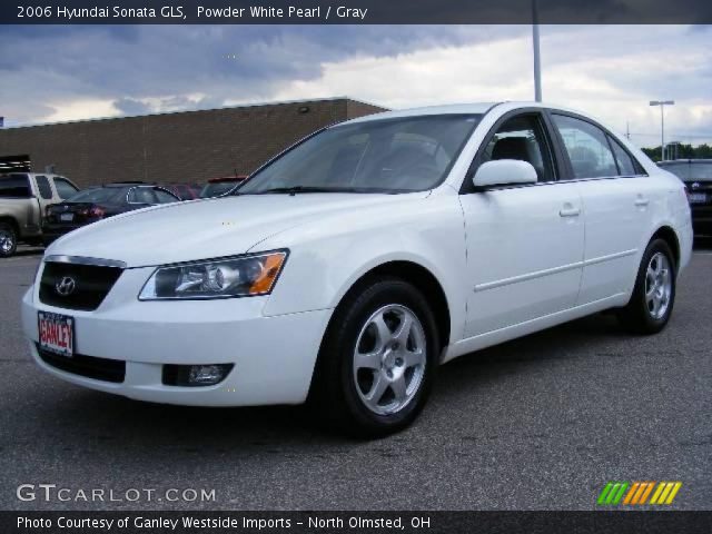 2006 Hyundai Sonata GLS in Powder White Pearl