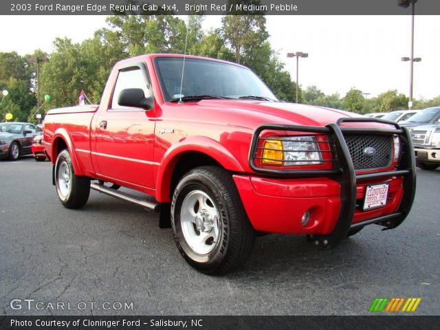 2003 Ford Ranger Edge Regular Cab 4x4 in Bright Red