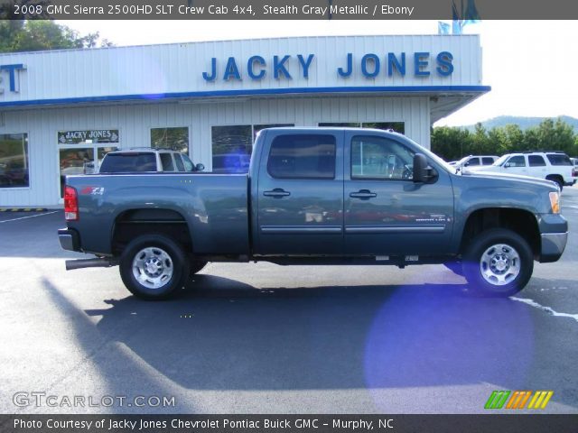 2008 GMC Sierra 2500HD SLT Crew Cab 4x4 in Stealth Gray Metallic