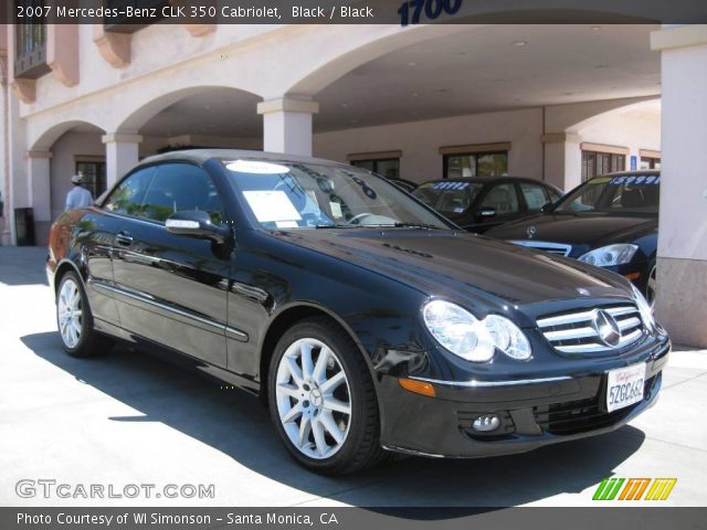 2007 Mercedes-Benz CLK 350 Cabriolet in Black