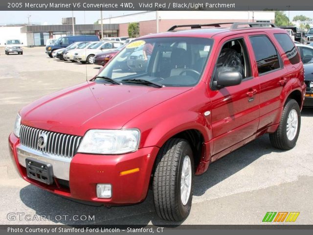 2005 Mercury Mariner V6 Convenience 4WD in Vivid Red