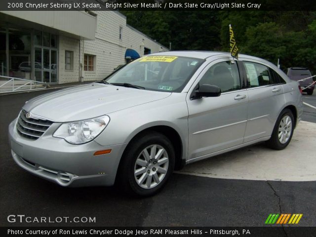 2008 Chrysler Sebring LX Sedan in Bright Silver Metallic