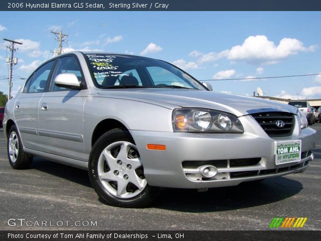 2006 Hyundai Elantra GLS Sedan in Sterling Silver