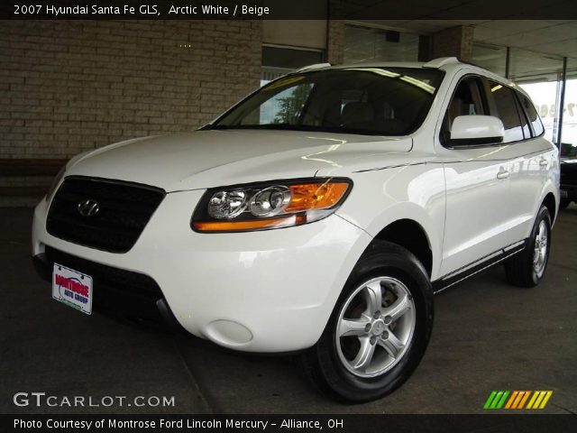 2007 Hyundai Santa Fe GLS in Arctic White