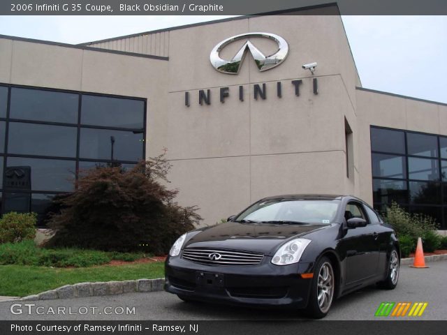 2006 Infiniti G 35 Coupe in Black Obsidian