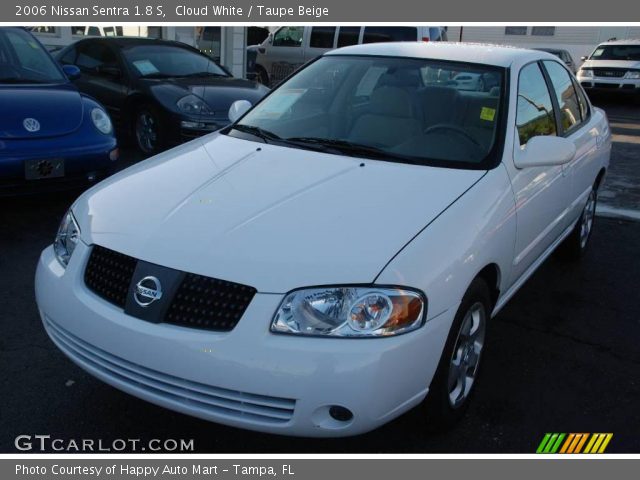2006 Nissan Sentra 1.8 S in Cloud White