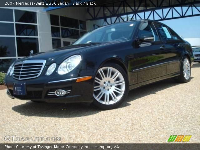 2007 Mercedes-Benz E 350 Sedan in Black