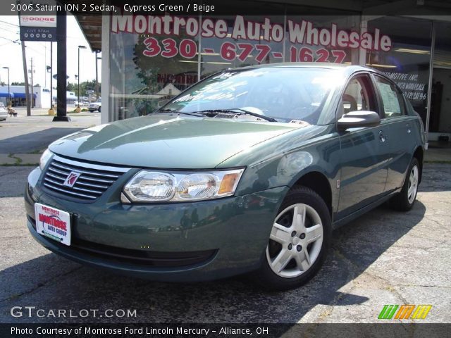 2006 Saturn ION 2 Sedan in Cypress Green