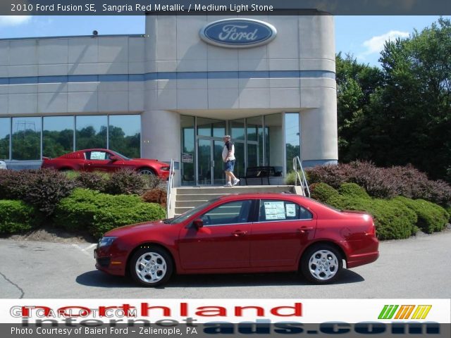 2010 Ford Fusion SE in Sangria Red Metallic