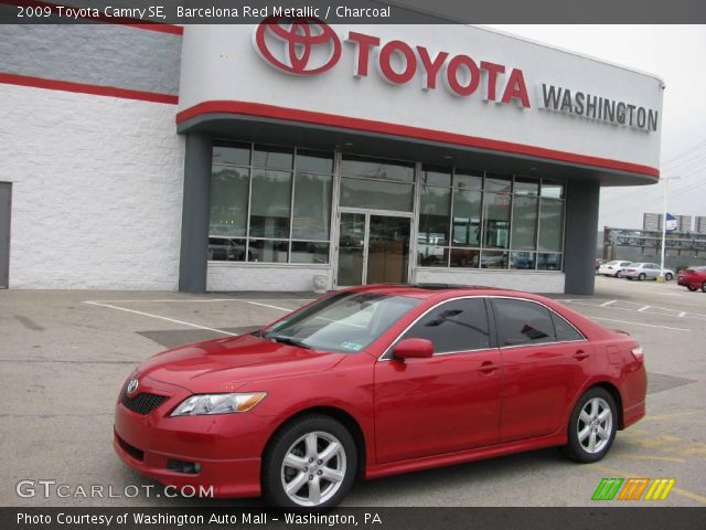 2009 Toyota Camry SE in Barcelona Red Metallic