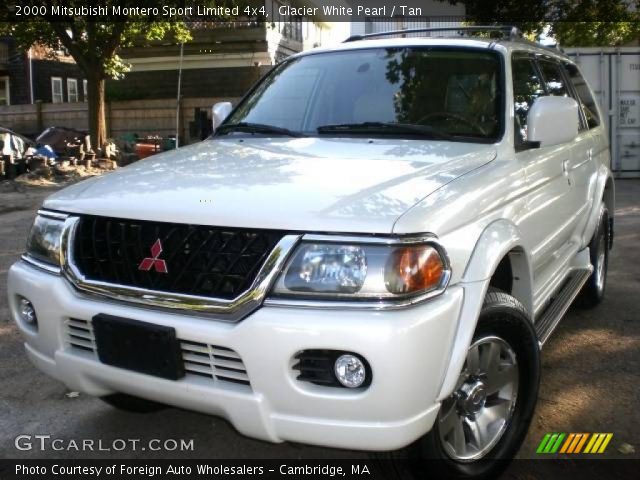 2000 Mitsubishi Montero Sport Limited 4x4 in Glacier White Pearl