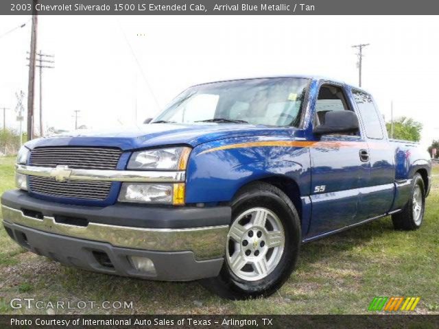 2003 Chevrolet Silverado 1500 LS Extended Cab in Arrival Blue Metallic