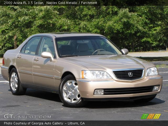 2000 Acura RL 3.5 Sedan in Naples Gold Metallic
