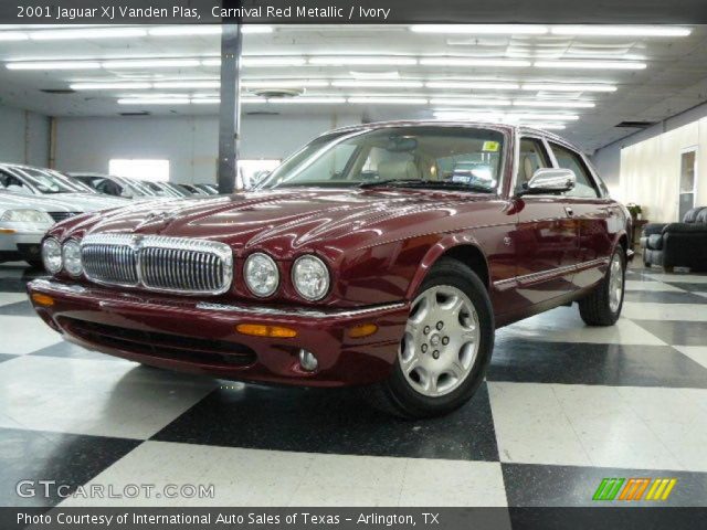 2001 Jaguar XJ Vanden Plas in Carnival Red Metallic