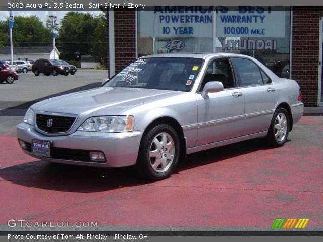 2002 Acura RL 3.5 Sedan in Satin Silver