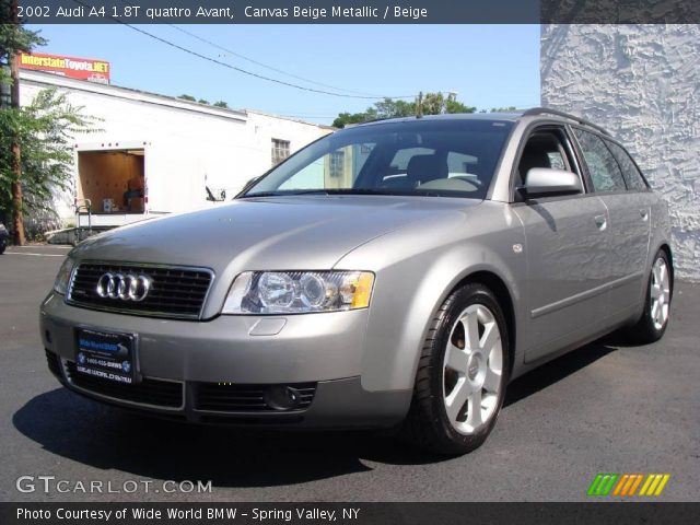 2002 Audi A4 1.8T quattro Avant in Canvas Beige Metallic