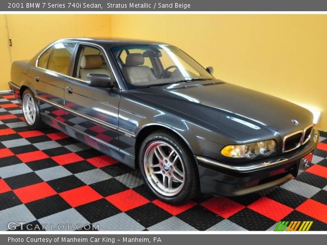 2001 BMW 7 Series 740i Sedan in Stratus Metallic