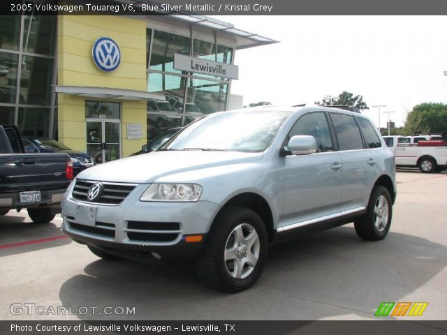 2005 Volkswagen Touareg V6 in Blue Silver Metallic