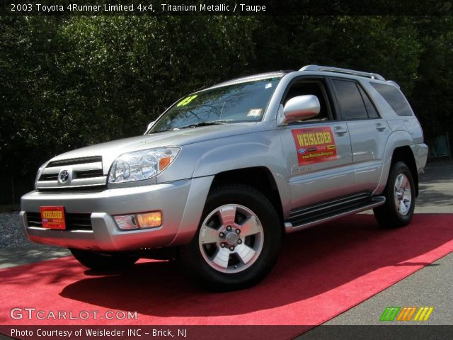 2003 Toyota 4Runner Limited 4x4 in Titanium Metallic