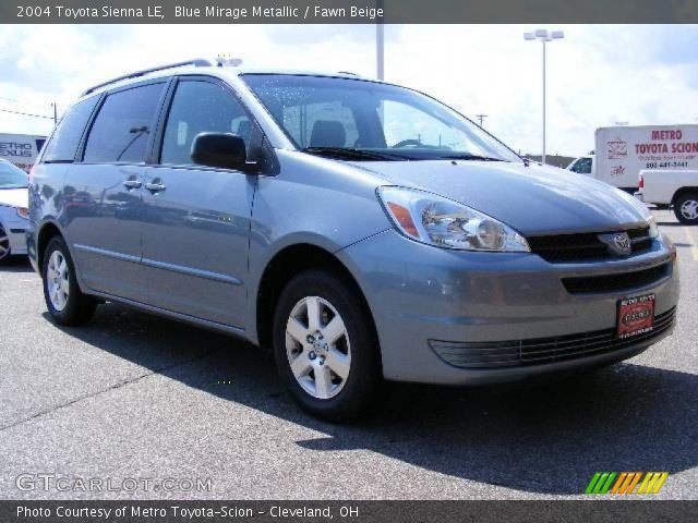 2004 Toyota Sienna LE in Blue Mirage Metallic