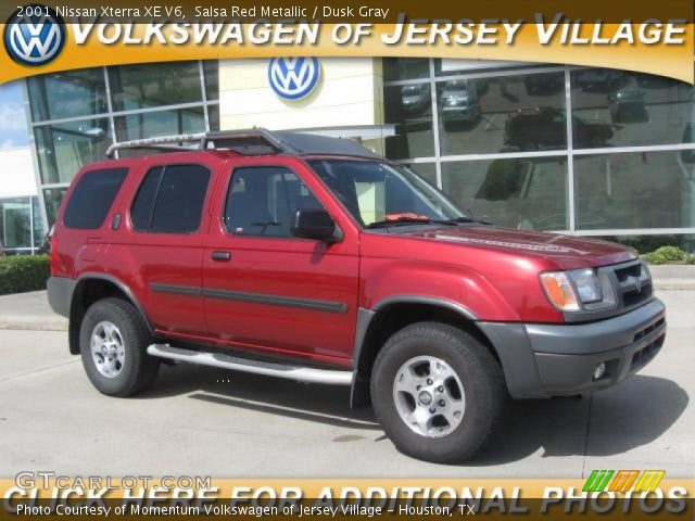 2001 Nissan Xterra XE V6 in Salsa Red Metallic