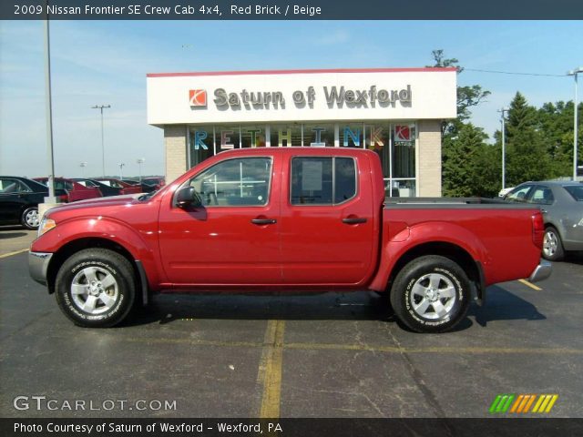 2009 Nissan Frontier SE Crew Cab 4x4 in Red Brick