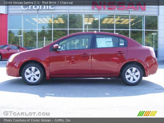 2009 Nissan Sentra 2.0 in Red Brick