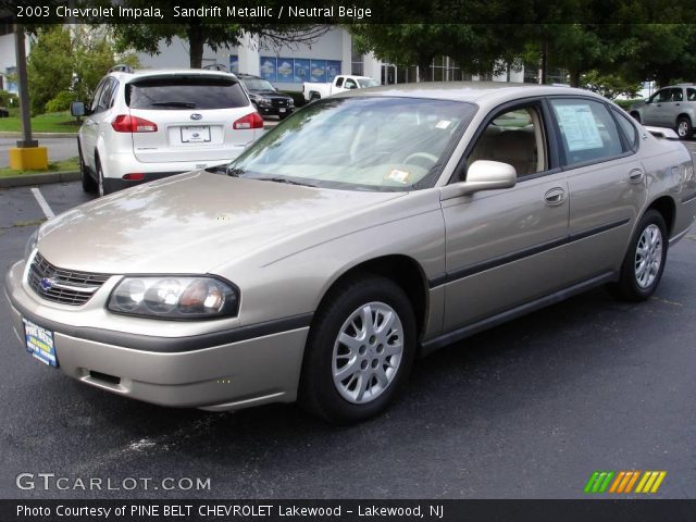 2003 Chevrolet Impala  in Sandrift Metallic