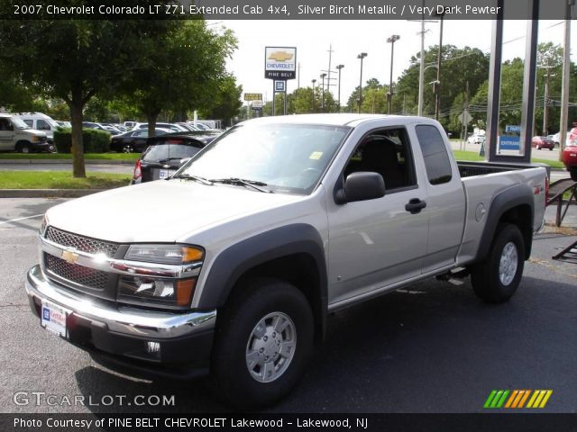 2007 Chevrolet Colorado LT Z71 Extended Cab 4x4 in Silver Birch Metallic